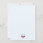 Uitnodiging Costume Party (Achterkant)