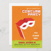 Uitnodiging Costume Party (Voorkant / Achterkant)