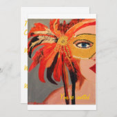 Uitnodiging Costume Party (Voorkant / Achterkant)