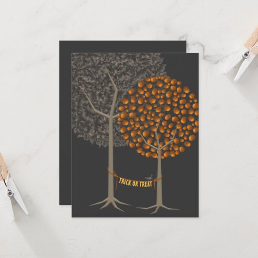 Uitnodiging Costume Party (Voorkant / Achterkant in situ)