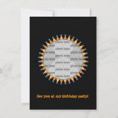 Uitnodiging Costume Party van het Kind Halloween B (Achterkant)