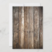 Uitnodiging Cowboy Party | GEWENSTE INVITATIE (Achterkant)