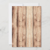 Uitnodiging Cowgirls en Indianen feestje (Achterkant)