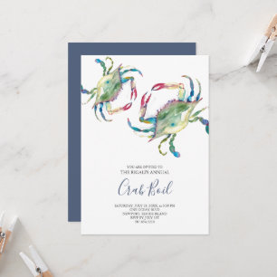 Uitnodiging Crab Boil Summer