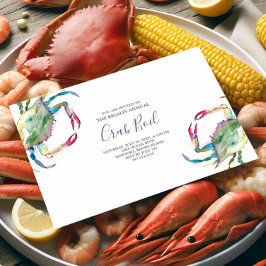 Uitnodiging Crab Boil Summer