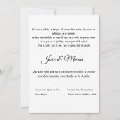 Uitnodiging Cristiana Para Bodas Color Blanco (Voorkant)