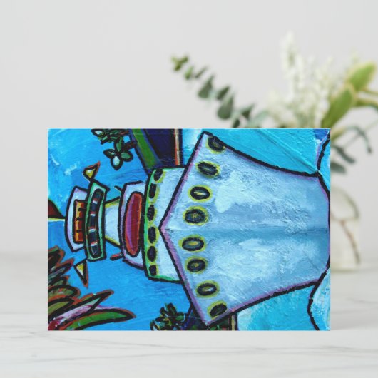 Uitnodiging cruise (Staand voorkant)