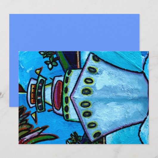 Uitnodiging cruise (Voorkant / Achterkant)