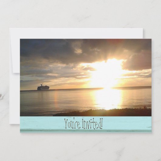 Uitnodiging cruise (Voorkant)