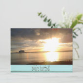 Uitnodiging cruise (Staand voorkant)