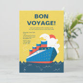 Uitnodiging cruiseschip (Staand voorkant)
