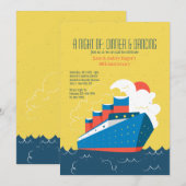 Uitnodiging cruiseschip (Voorkant / Achterkant)