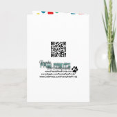 Uitnodiging Cupcake - Boston Terrier (Achterkant)