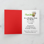 Uitnodiging Cupcake - Siberische Husky - Koper (Binnen)