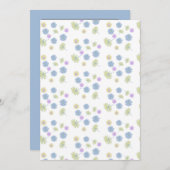 Uitnodiging Dainty Daisies (Voorkant / Achterkant)