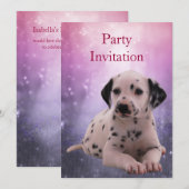 Uitnodiging Dalmatiër in het park (Voorkant / Achterkant)
