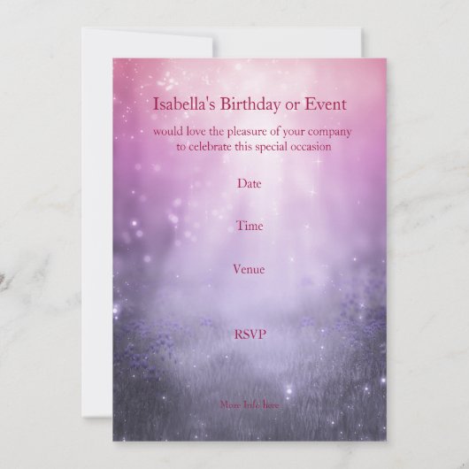 Uitnodiging Dalmation in het Park (Achterkant)