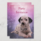 Uitnodiging Dalmation in het Park (Voorkant / Achterkant)