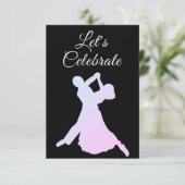 Uitnodiging Dansfeest (Staand voorkant)