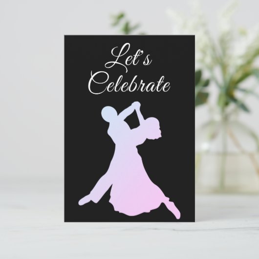 Uitnodiging Dansfeest (Staand voorkant)