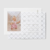 Uitnodiging de Bautizo Hija Foto Meisje Doop (Offset (Uitnodiging))