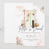 Uitnodiging de huwelijksmoderne (Voorkant / Achterkant)