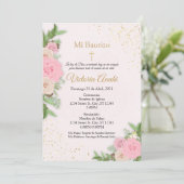 Uitnodiging de niña para evento relioso (Staand voorkant)