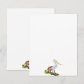 Uitnodiging: De storm; Pelican is hier Kaart (Voorkant / Achterkant)