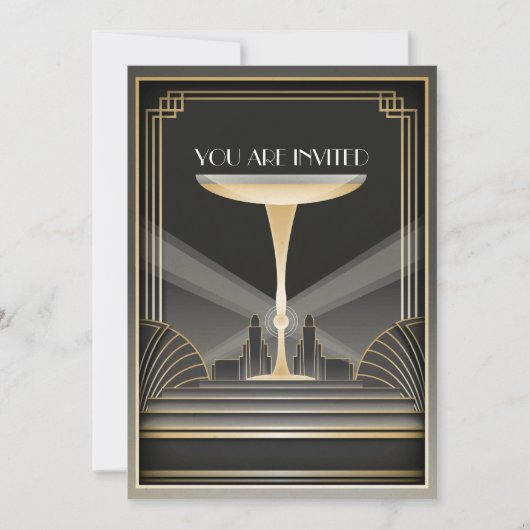 Uitnodiging Deco Contemporary Gala Event (Voorkant)