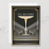 Uitnodiging Deco Contemporary Gala Event (Voorkant / Achterkant)