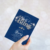 Uitnodiging Denim Cowboylaarzen en Bling Feest