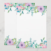 uitnodiging-design kaart (Voorkant / Achterkant)