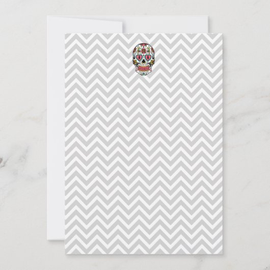 Uitnodiging Dia de los Muertos (Achterkant)