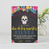 UITNODIGING DIA DE LOS MUERTOS (Staand voorkant)