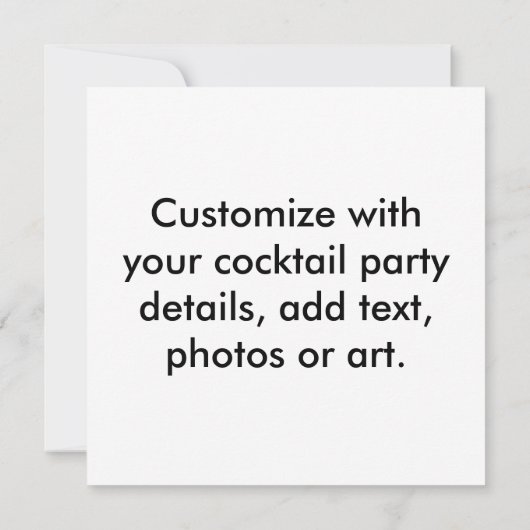 Uitnodiging - Diamanten & Martinis (Achterkant)