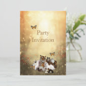 Uitnodiging Dieren In Het Park (Staand voorkant)