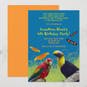 Uitnodiging dierentuin kind (Voorkant / Achterkant)