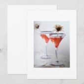 Uitnodiging "DINNER AND DRINKS" OF "COCKTAIL PARTY (Voorkant / Achterkant)