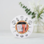 Uitnodiging Dinner Party Round - SRF (Staand voorkant)