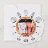 Uitnodiging Dinner Party Round - SRF (Voorkant)