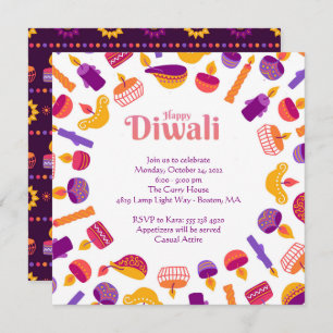 Uitnodiging Diwali Celebration Party
