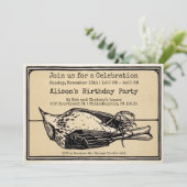 Uitnodiging  dode  partij (Staand voorkant)