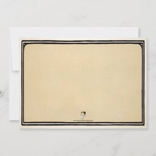 Uitnodiging  dode  partij (Achterkant)