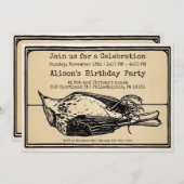 Uitnodiging  dode  partij (Voorkant / Achterkant)