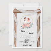 Uitnodiging Doe mee met de huwelijksviering van (Voorkant)