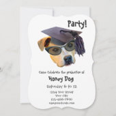 Uitnodiging Dog Graduation Party (Voorkant)