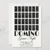 Uitnodiging Domino Spelavond (Voorkant)