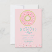 Uitnodiging Donut Party (Voorkant)