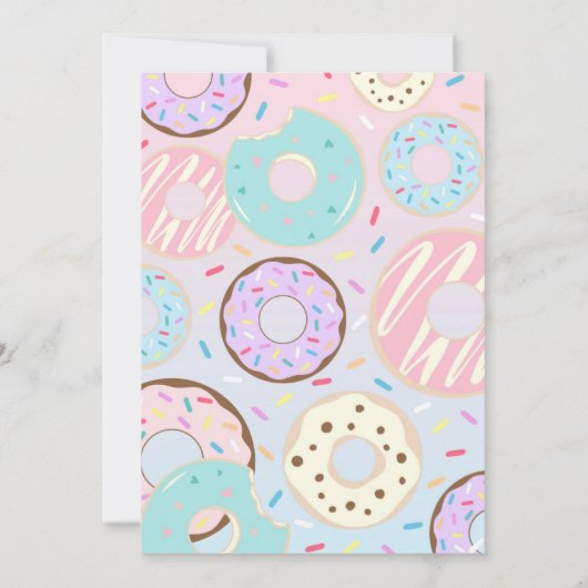 Uitnodiging donut Pool (Achterkant)