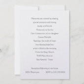 Uitnodiging Doop / Eerste Communie / Confirmatie (Achterkant)